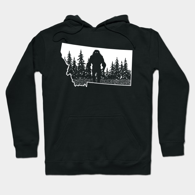 Montana Bigfoot Hoodie by Tesszero